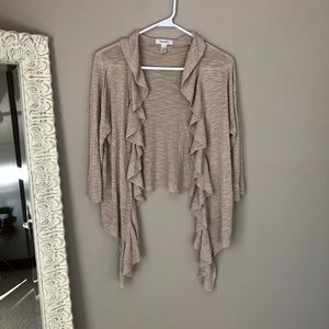 Tan Cardigan